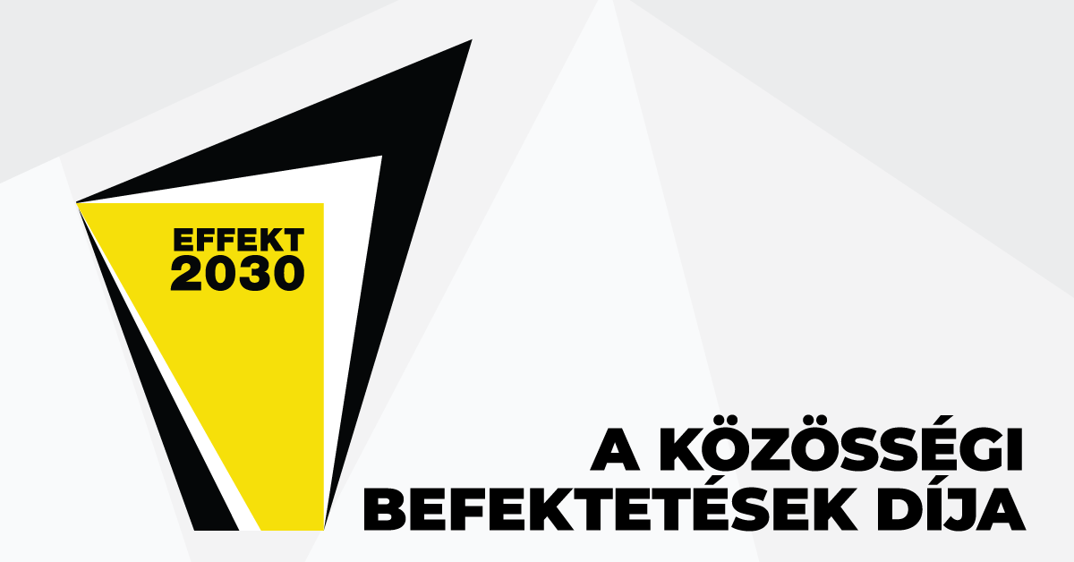 Közösségi Befektetések Díja - Effekt 2030