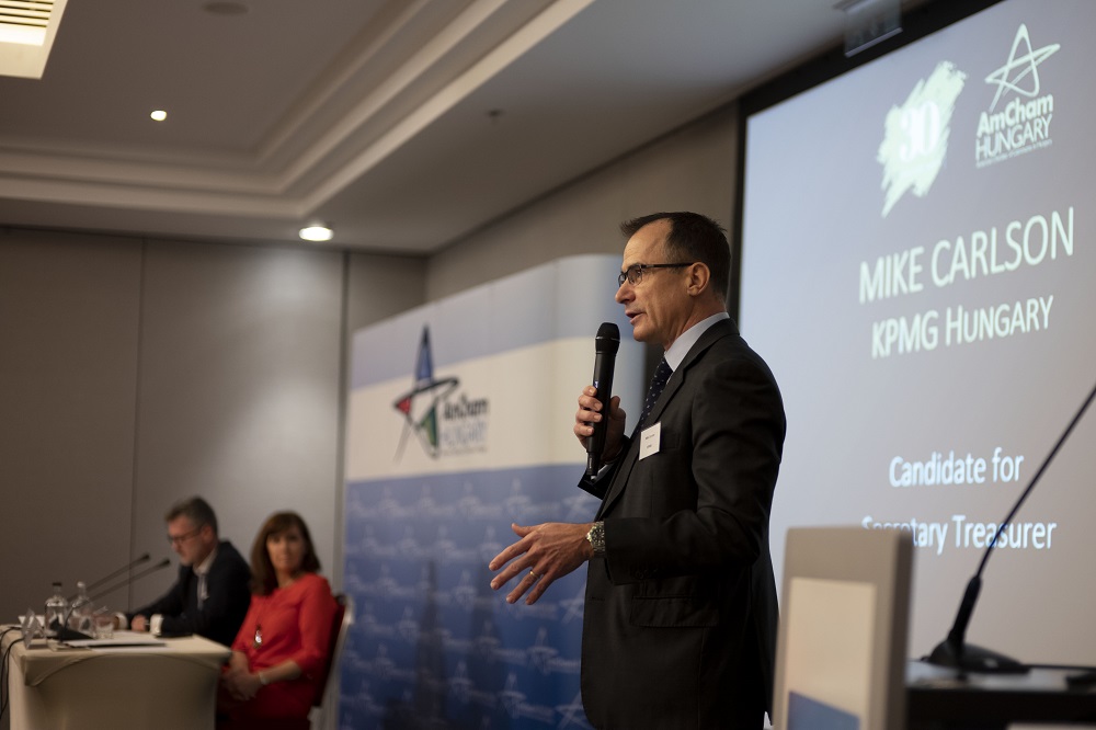 Mike Carlson, new secretary treasurer