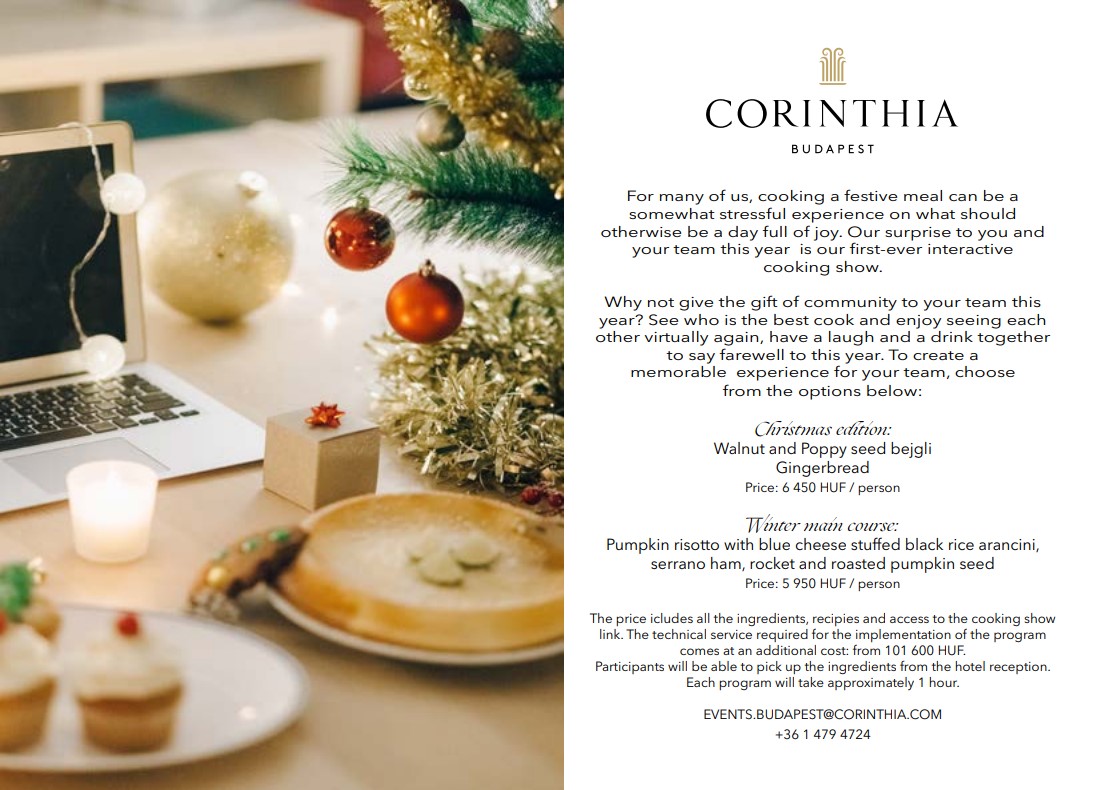 Corinthia Xmas Cooking