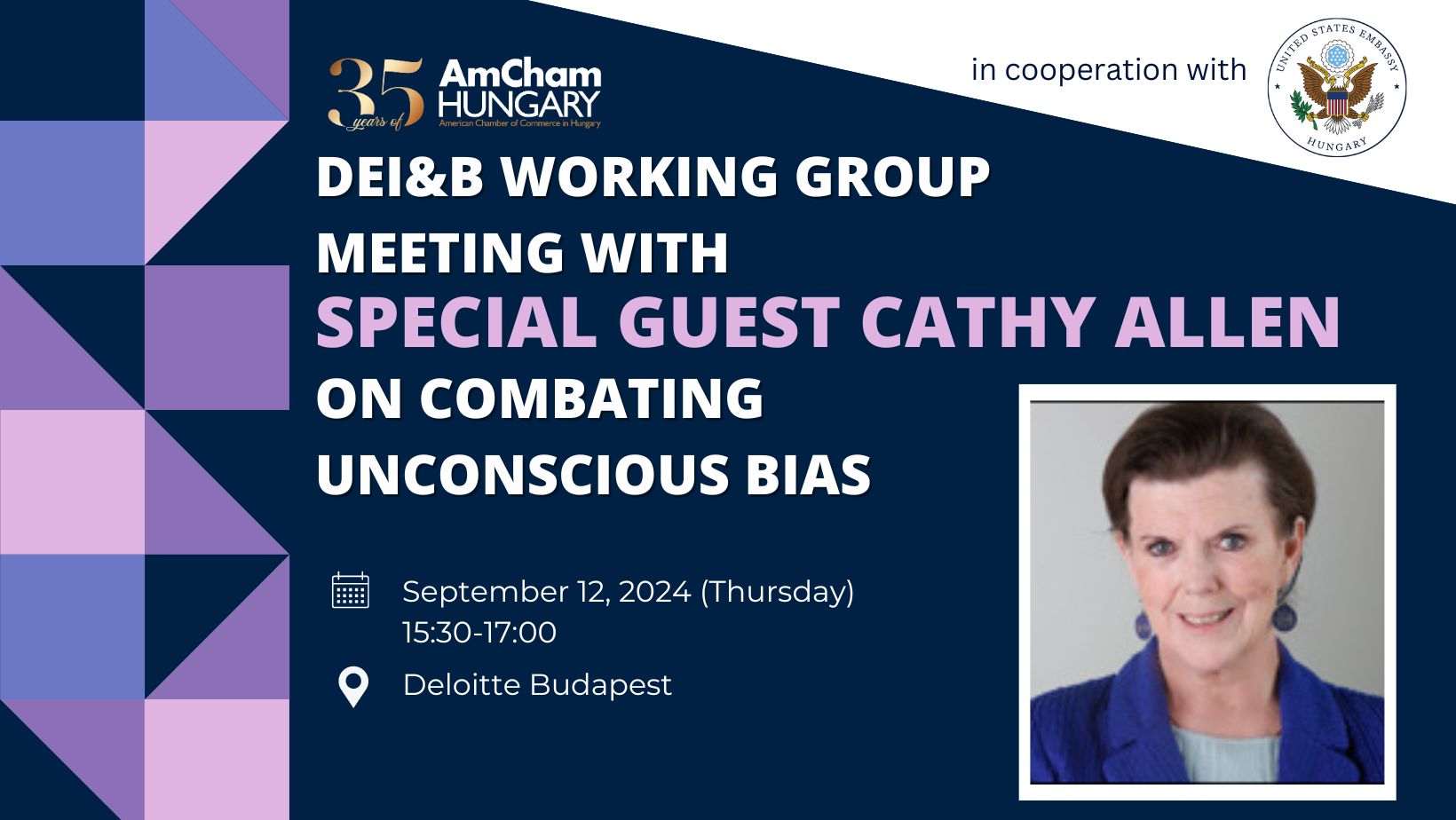 AmCham DEI&B WG meeting with Cathy Allen