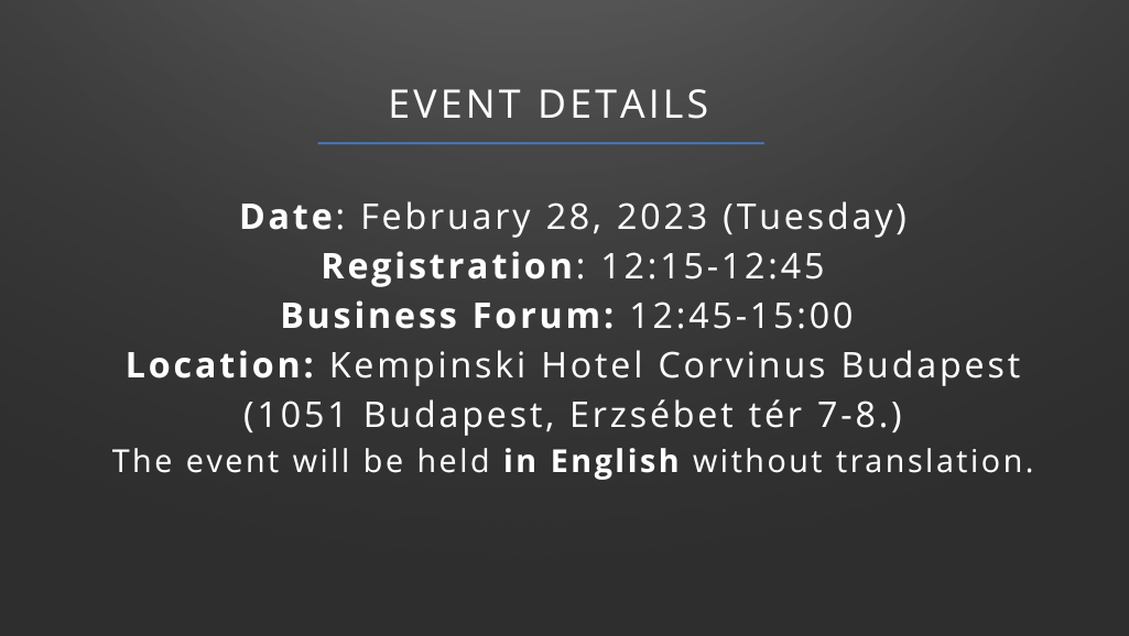 Policy Forum with Csaba Lantos