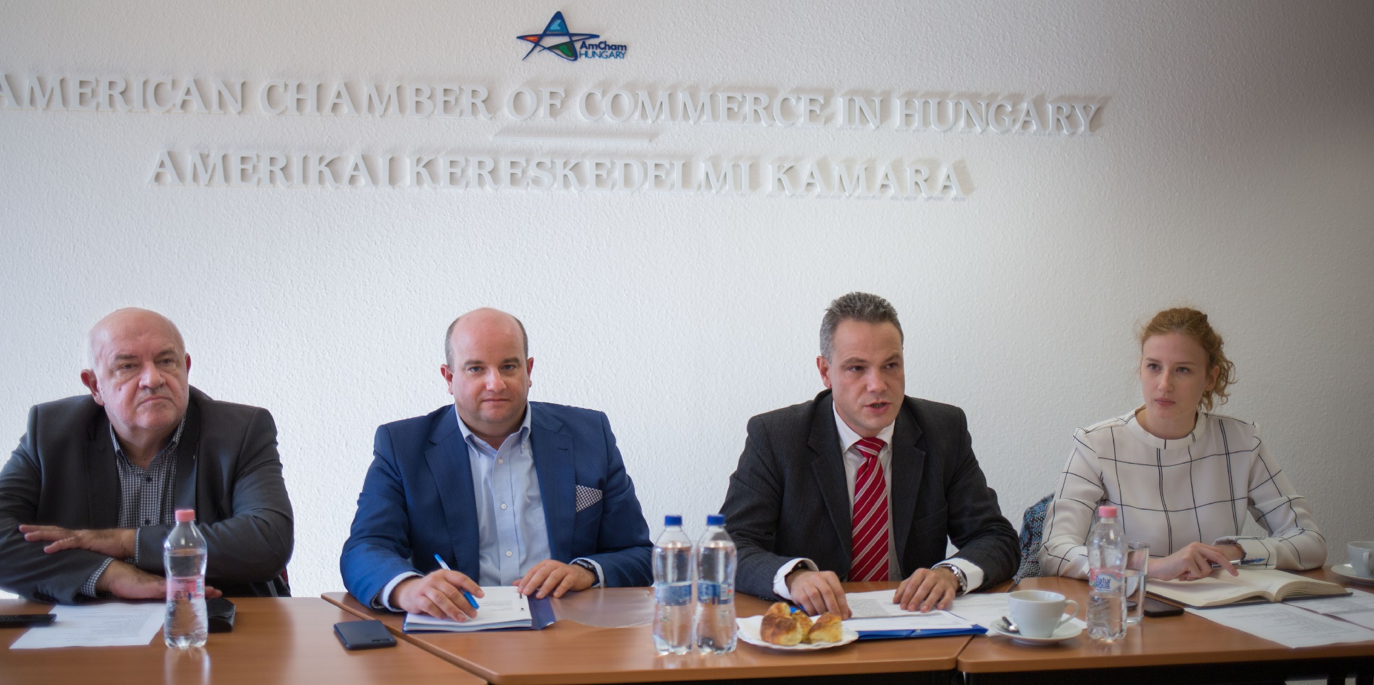 Deputy State Secretary Nemessányi alongiside committee chair Orosz