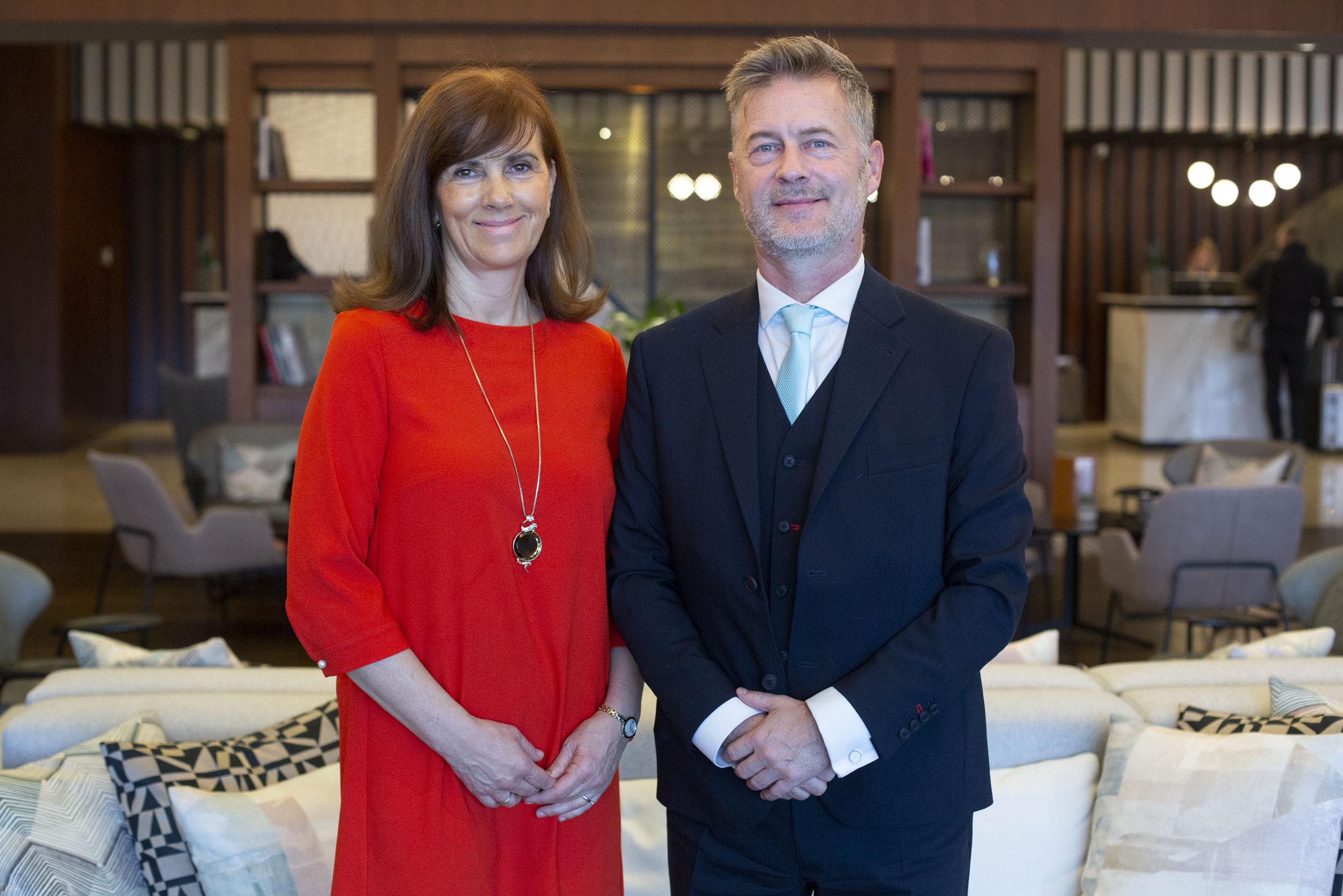 CEO Irisz Lippai-Nagy and President Farkas Bársony