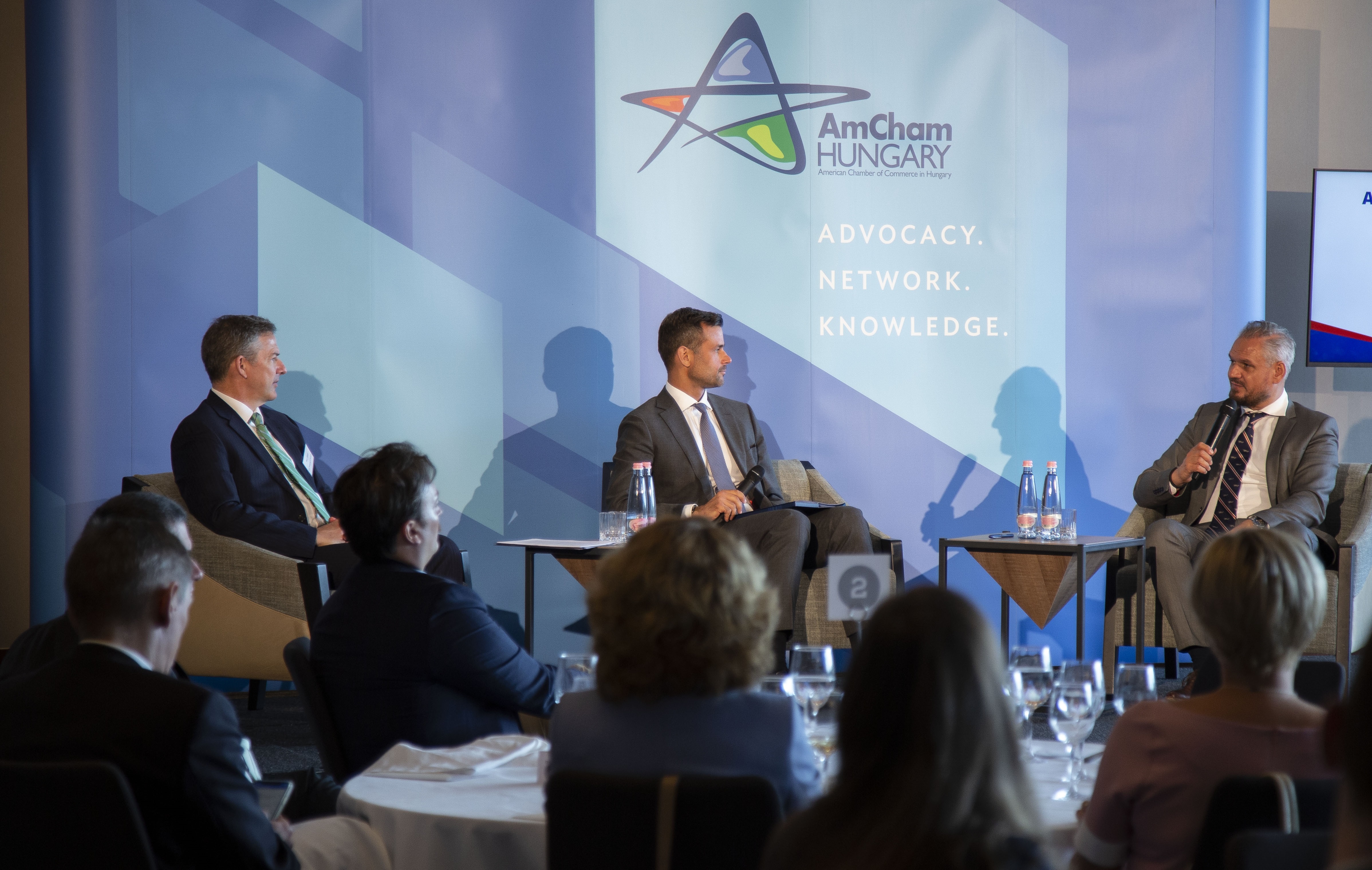 Ambassador Business Forum with Charge Dillard and Ambassador Takács