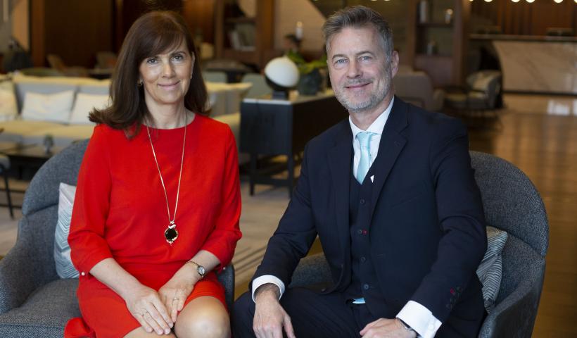 CEO Irisz Lippai-Nagy and President Farkas Bársony